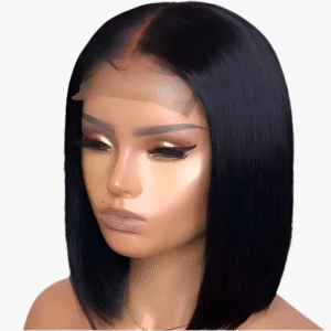 5 X 5 Straight Natural Color Bob Wig