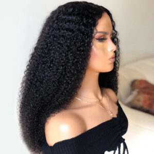4*4 Glueless Kinky Curly Closure Wig