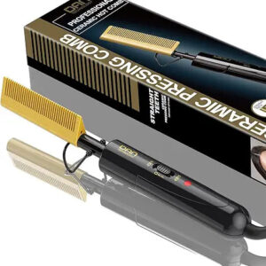 Ceramic Hot Comb – Electric Hair Straightening Comb for Smooth, Silky Styles