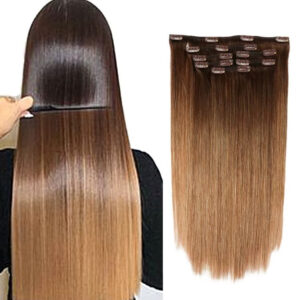 22" Clip-In Hair Extensions – 50grams-100% Human Hair for Instant Length & Volume