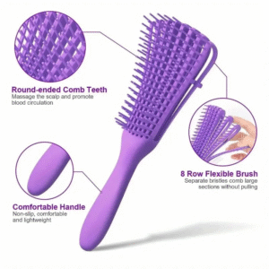Detangling Hairbrush – Painless Brush for Wet & Dry Hair, All Hair Types