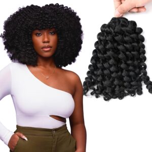 Wand Curl Crochet Hair 8"