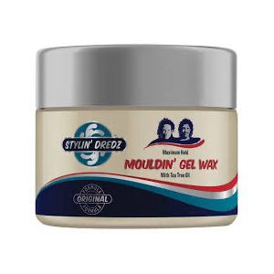 Styling' Dredz Maximum Hold Moulding Gel Wax with Tea Tree Oil, 250ml for locs and braids
