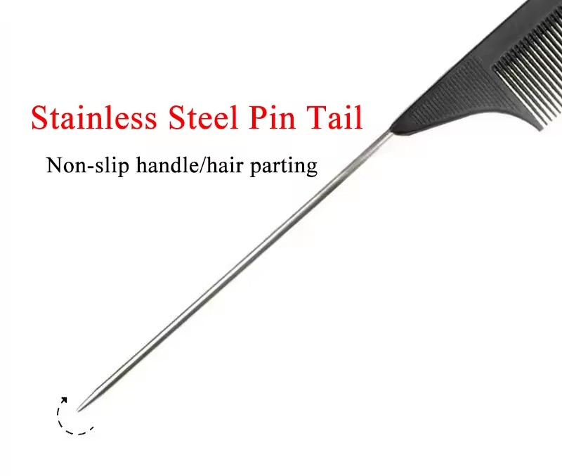 Steel tail Comb – Precision Styling for Flawless Hair - Image 2